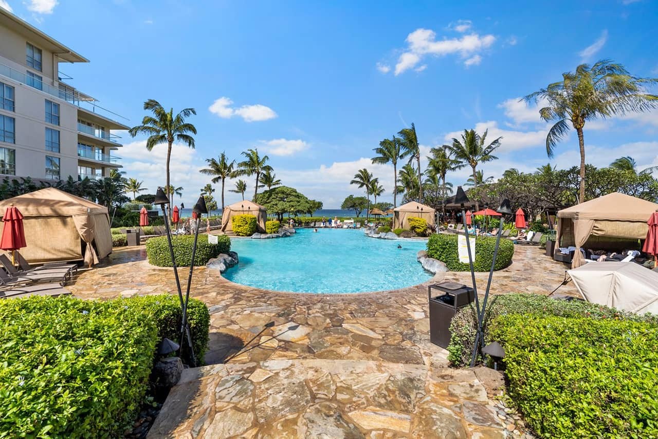 Pool area at the Honua Kai Hoku Lani