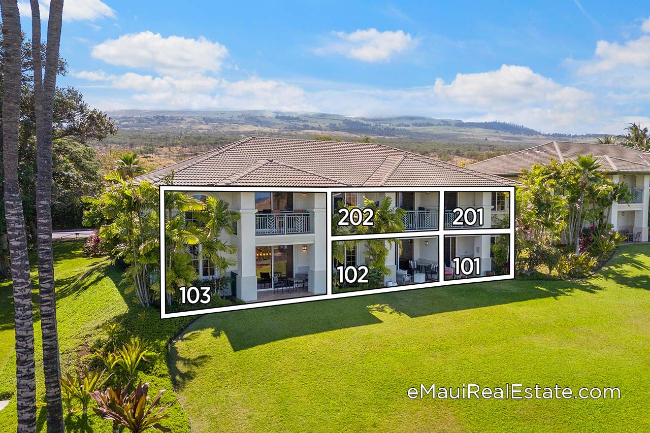 There are 24 2-story buildings on the property of Wailea Fairway Villas